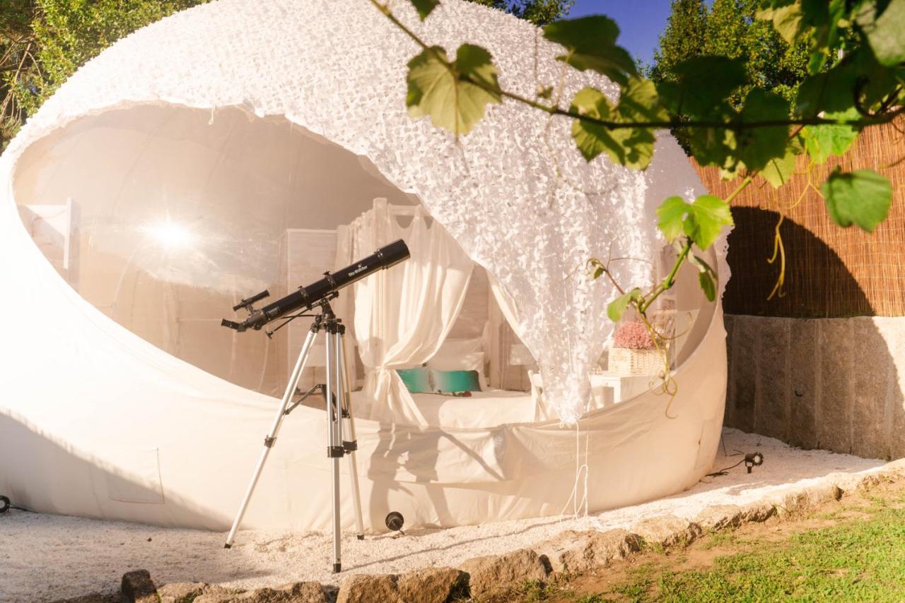 Hotel Burbujas Astronómicas Albarari Sanxenxo Exterior foto