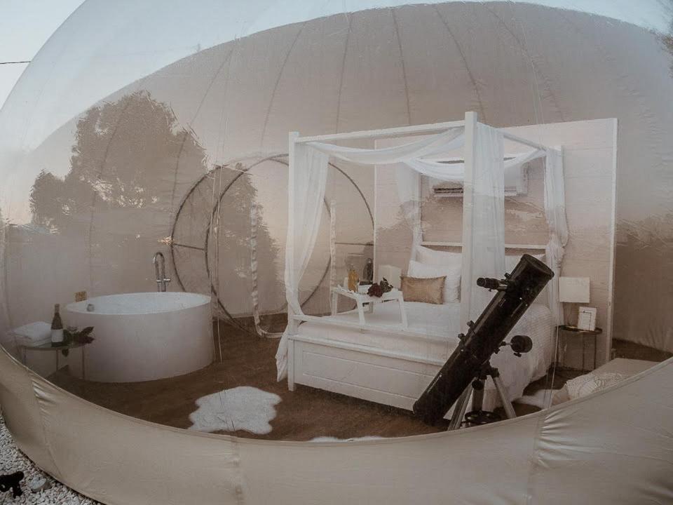 Hotel Burbujas Astronómicas Albarari Sanxenxo Exterior foto
