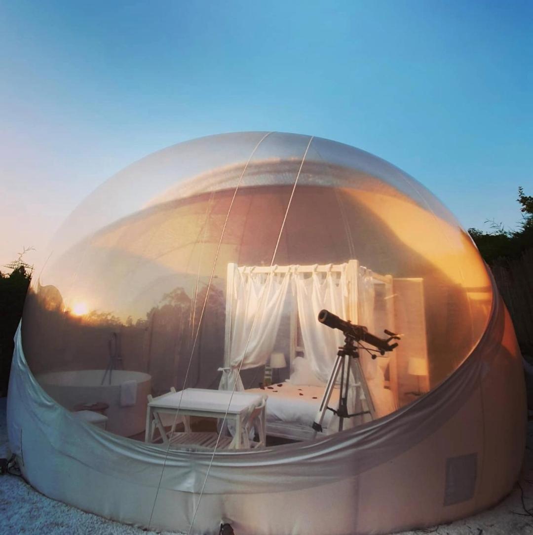 Hotel Burbujas Astronómicas Albarari Sanxenxo Exterior foto