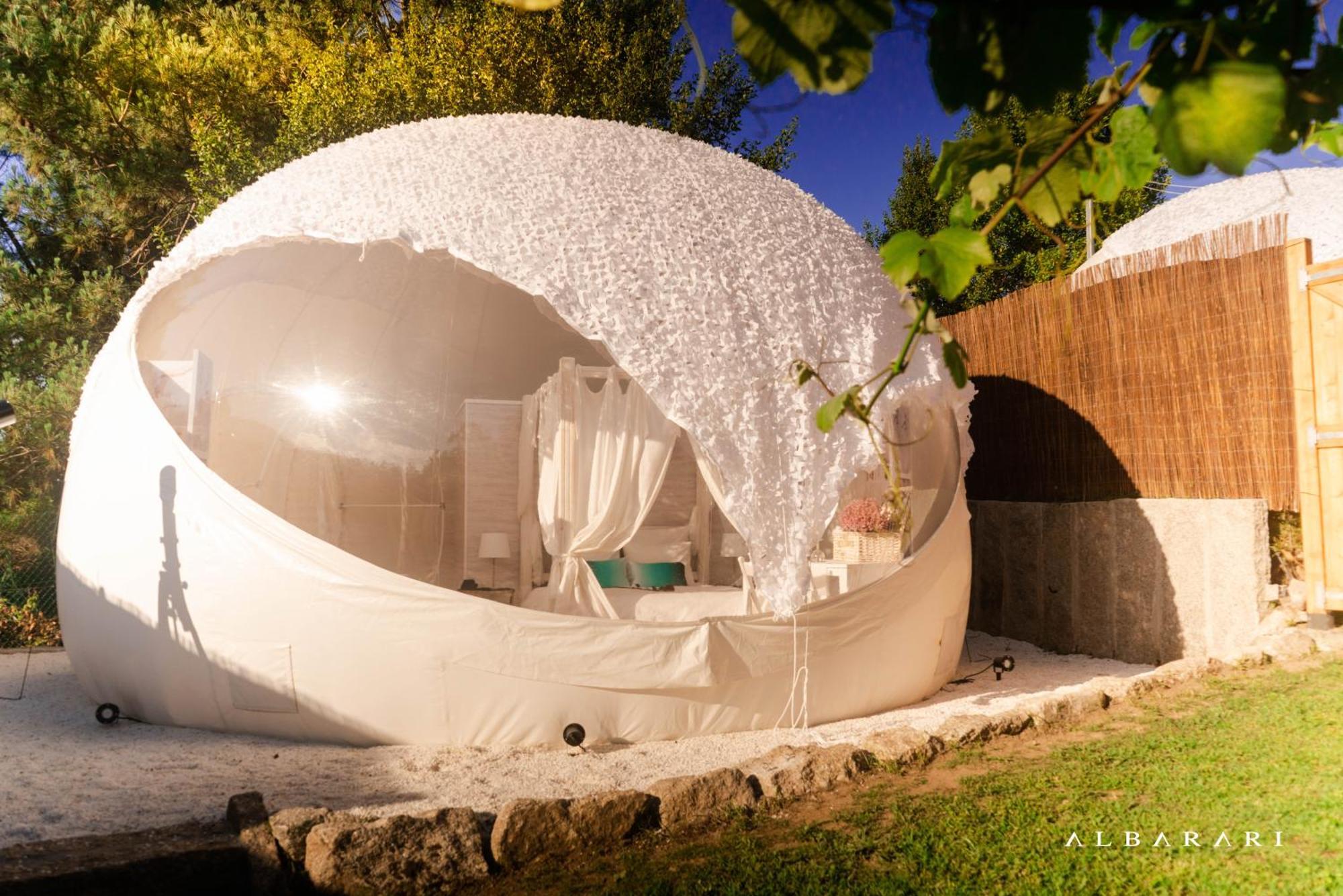 Hotel Burbujas Astronómicas Albarari Sanxenxo Exterior foto